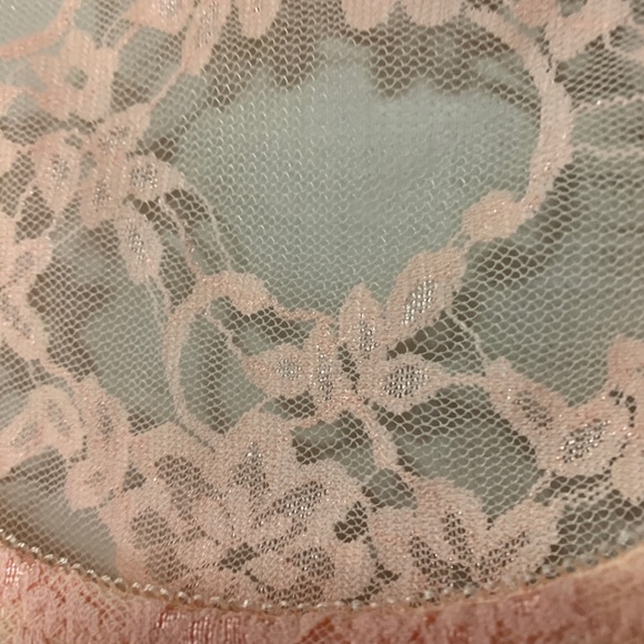 Intimately Free People Floral Peach Lace Tank M - Picture 6 of 6